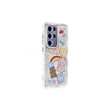 Samsung Galaxy S23 Ultra Kılıf Reflexion Desenli Kapak - Desen 4