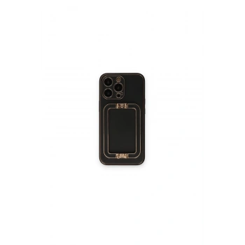 İphone 14 Pro Max Kılıf Coco Elit Kapak - Siyah