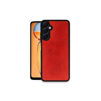 Samsung Galaxy M15 Kılıf Aras Deri Kapak - Kırmızı