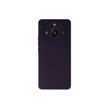 Realme 11 Pro Kılıf Nano İçi Kadife Silikon - Mor