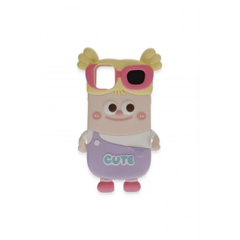 İphone 15 Pro Kılıf Poky Karakter Silikon Kapak - Desen 8