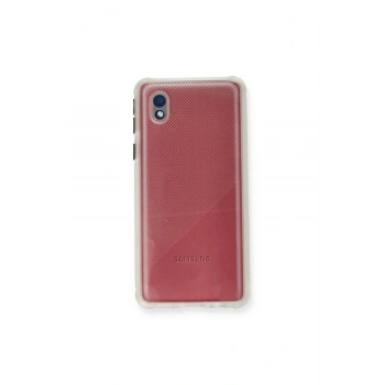 Samsung Galaxy A01 Core Kılıf Miami Şeffaf Silikon - Şeffaf