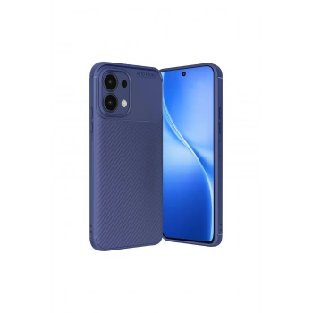 Oppo A6 Pro 4g Auto Focus Karbon Kapak - Lacivert