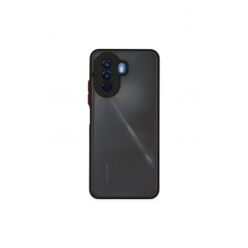 Huawei Nova Y70 Kılıf Montreal Silikon Kapak - Siyah