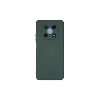 Huawei Nova Y90 Kılıf Nano İçi Kadife Silikon - Koyu Yeşil