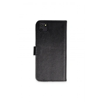 Huawei Y5p Kılıf Trend S Plus Kapaklı Kılıf - Siyah