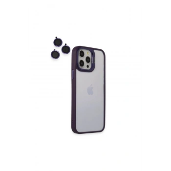 Joko İphone 14 Pro Kılıf Roblox Lens Standlı Kapak - Mor