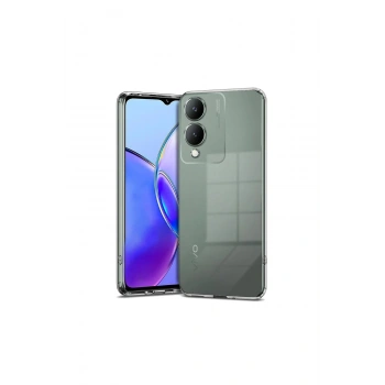 Vivo Y17s Kılıf Lüx Şeffaf Silikon