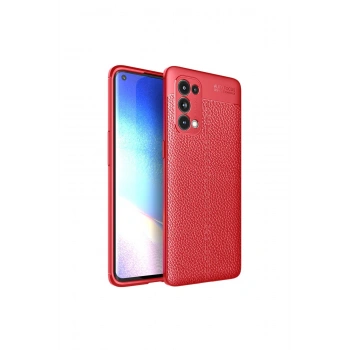 Oppo Reno 5 Pro Kılıf Auto Focus Kapak - Kırmızı