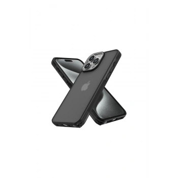 İphone 14 Pro Max Kılıf Elegant Kapak - Siyah