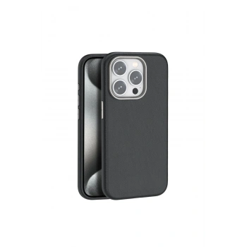 Joko İphone 14 Pro Max Kılıf Wonder Deri Magsafe Kapak - Siyah