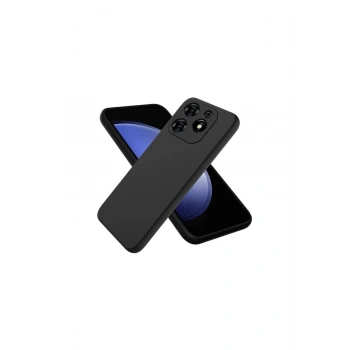 Tecno Spark Go 2024 Kılıf First Silikon - Siyah