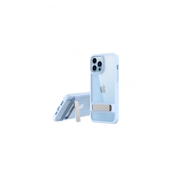 İphone 13 Pro Kılıf Rolet Stand Kapak - Sierra Blue