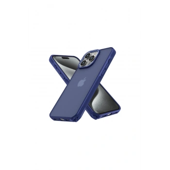 İphone 14 Pro Kılıf Elegant Kapak - Lacivert