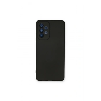 Samsung Galaxy A53 5g Kılıf Nano İçi Kadife Silikon - Siyah