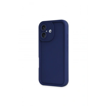 İphone 16 Kılıf Viera Silikon - Lacivert