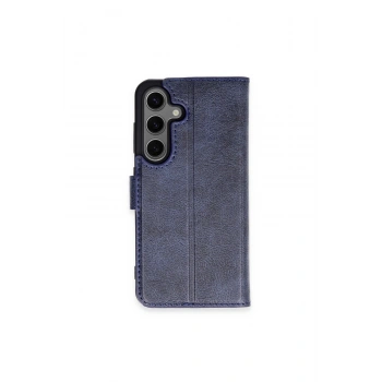 Samsung Galaxy S24 Kılıf Trend S Plus Kapaklı Kılıf - Lacivert