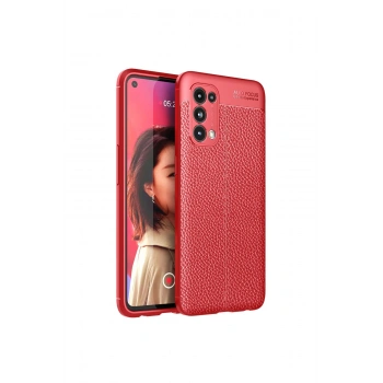 Oppo Reno 5 Kılıf Auto Focus Kapak - Kırmızı
