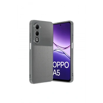 Oppo A5 4g Auto Focus Karbon Kapak - Gri