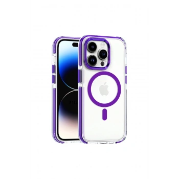 Joko İphone 15 Pro Max Bella Magsafe Kapak - Derin Mor