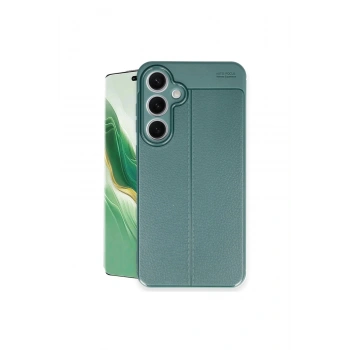 Samsung Galaxy S24 Fe Kılıf Auto Focus Kapak - Koyu Yeşil