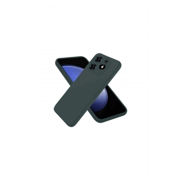 Tecno Spark Go 2024 Kılıf First Silikon - Koyu Yeşil