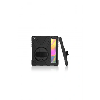 Samsung Galaxy T290 Tab A 8 Kılıf Amazing Tablet Kapak - Siyah