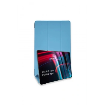 İpad 10.2 (7.nesil) Kılıf Tablet Smart Kılıf - Mavi