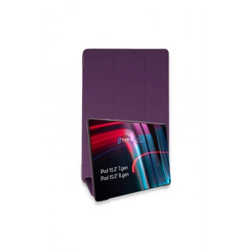 İpad 10.2 (7.nesil) Kılıf Tablet Smart Kılıf - Mor