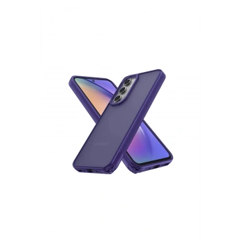 Samsung Galaxy A05s Kılıf Elegant Kapak - Derin Mor