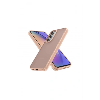 Samsung Galaxy A05s Kılıf Elegant Kapak - Pudra