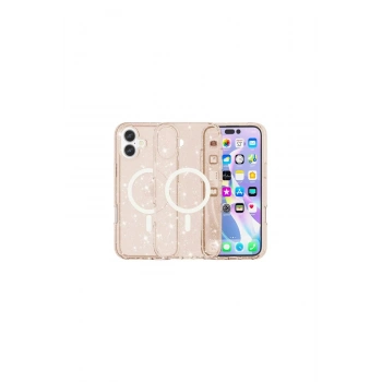 İphone 16 Plus Kılıf Magsafe Kapak - Turuncu