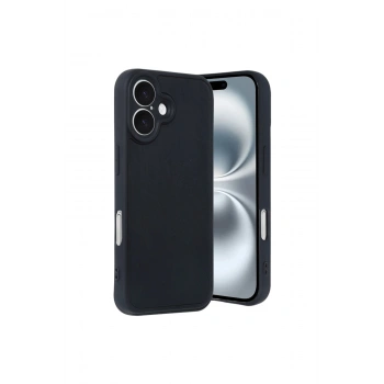 İphone 16 Kılıf Aras Deri Kapak - Siyah