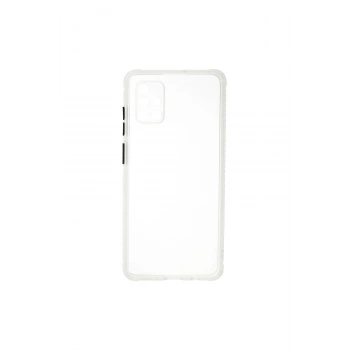 Samsung Galaxy A71 Kılıf Miami Şeffaf Silikon - Şeffaf