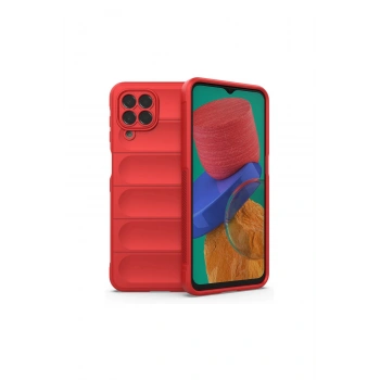 Samsung Galaxy M33 Kılıf Optimum Silikon - Kırmızı