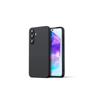 Samsung Galaxy A16 5g Kılıf Nano İçi Kadife Silikon - Siyah