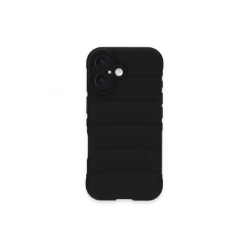 İphone 16 Kılıf Optimum Silikon - Siyah