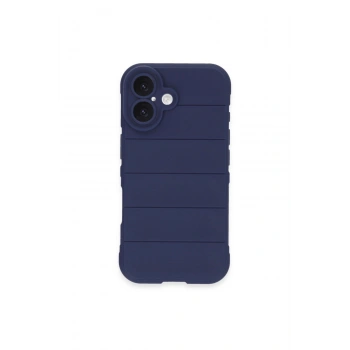 İphone 16 Plus Kılıf Optimum Silikon - Lacivert