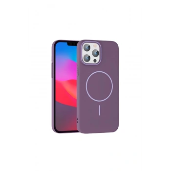 Joko İphone 15 Pro Max Broş Magsafe Kapak - Mor