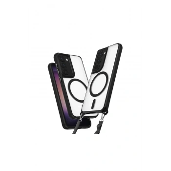 Samsung Galaxy S23 Plus Kılıf Enka Magsafe Silikon Kılıf - Siyah