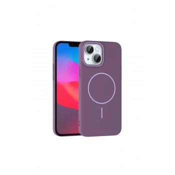 Joko İphone 15 Plus Broş Magsafe Kapak - Mor