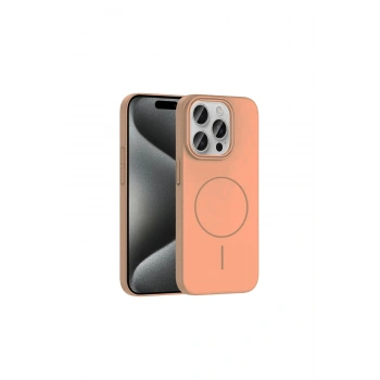 Joko İphone 15 Pro Max Broş Magsafe Kapak - Çöl Titanyum