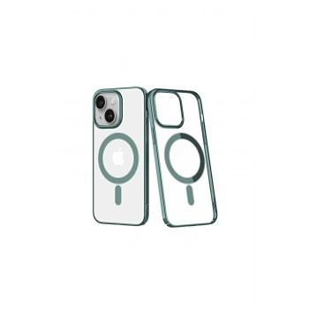 İphone 14 Plus Kılıf Element Magneticsafe Sert Kapak - Köknar Yeşili