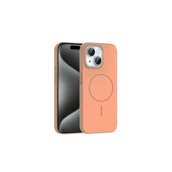 Joko İphone 15 Plus Broş Magsafe Kapak - Çöl Titanyum