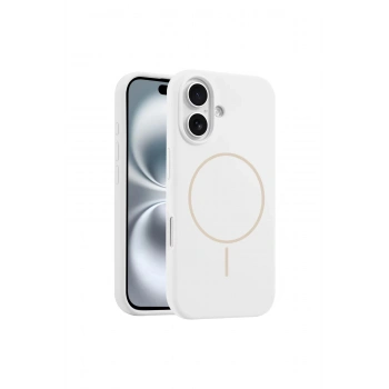 Joko İphone 16 Plus Kılıf Jully Magsafe Kapak - Beyaz