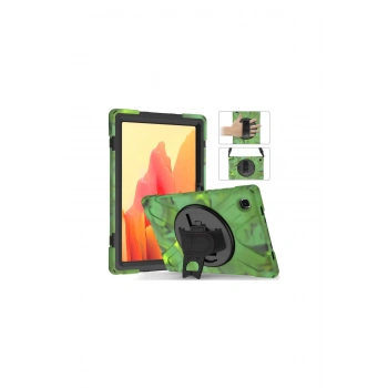 Samsung Galaxy X200 Tab A8 10.5 Kılıf Amazing Tablet Kapak - Kamuflaj