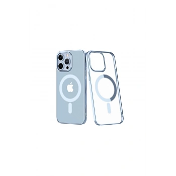 İphone 14 Pro Max Kılıf Element Magneticsafe Sert Kapak - Sierra Blue