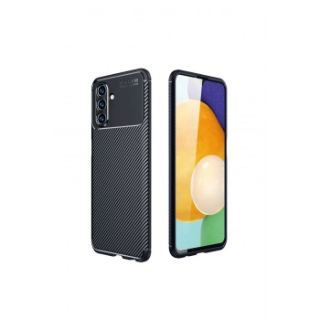 Samsung Galaxy A36 Kılıf Auto Focus Karbon Kapak - Siyah