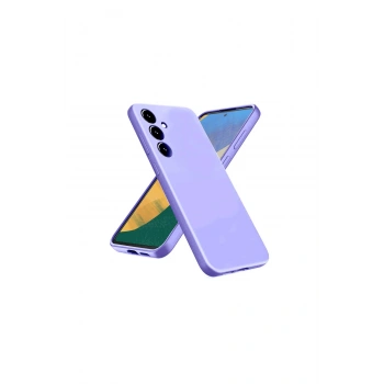 Samsung Galaxy A36 Kılıf Nano İçi Kadife Silikon - Lila