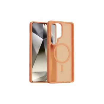 Joko Samsung Galaxy S25 Ultra Jota Magsafe Kapak - Turuncu